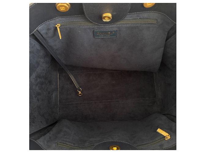Chanel Deauville Borsa Tote in Pelle Caviar - vista 9