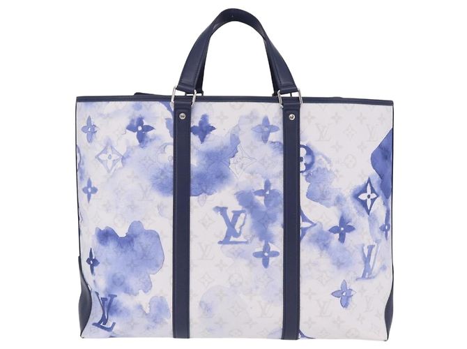 Louis Vuitton New Limited Edition Monogram Watercolor Canvas GM Blu - vista 2
