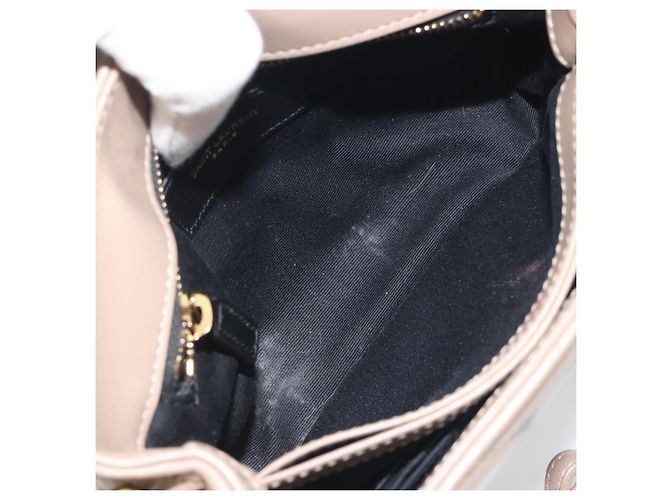 Autre Marque Saint Laurent Loulou Puffer Quilted Leather Small Beige - vista 5