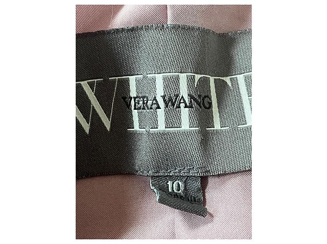 Vera Wang Regency Long einschultriges rosa Rüschenkleid Pink - Ansicht 6