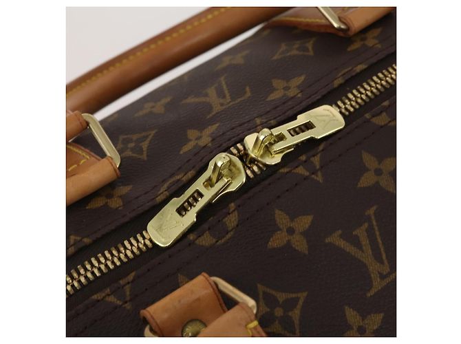LOUIS VUITTON Monogram Keepall 55 Boston Bag M41424 LV Auth 202595A Monogramme - vue 10
