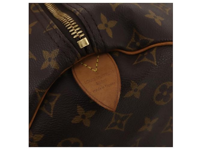 LOUIS VUITTON Monogram Keepall 55 Boston Bag M41424 LV Auth 202595A Monogramme - vue 18