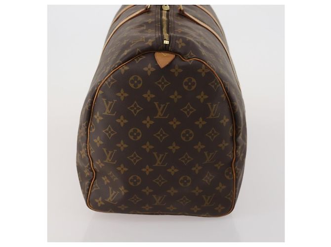 LOUIS VUITTON Monogram Keepall 55 Boston Bag M41424 LV Auth 202595A Monogramme - vue 4