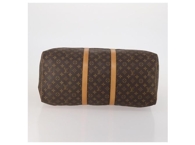 LOUIS VUITTON Monogram Keepall 55 Boston Bag M41424 LV Auth 202595A Monogramme - vue 5