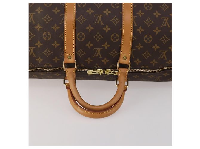 LOUIS VUITTON Monogram Keepall 55 Boston Bag M41424 LV Auth 202595A Monogramme - vue 7