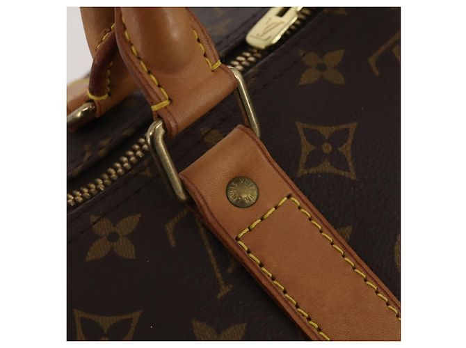 LOUIS VUITTON Monogram Keepall 55 Boston Bag M41424 LV Auth 202595A Monogramme - vue 9