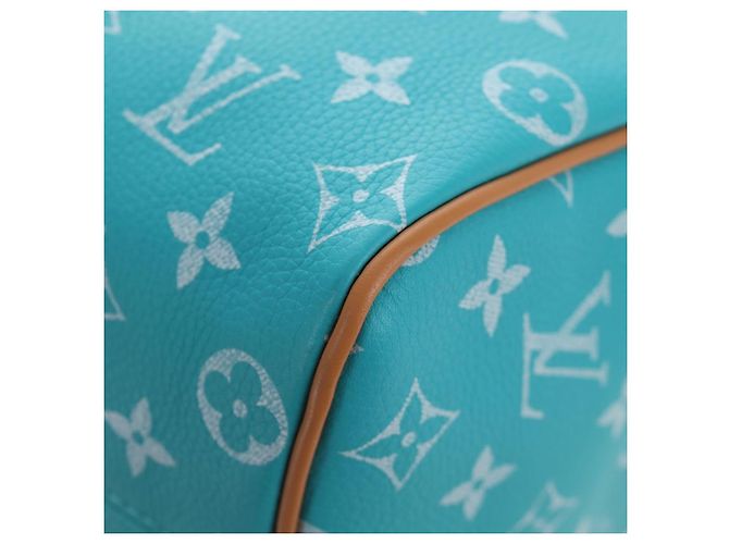 Borsa LOUIS VUITTON Speedy P9 Bandouliere 25 Turquoise Blue M11561 Auth BA15809SM Turchese Monogramma - vista 19