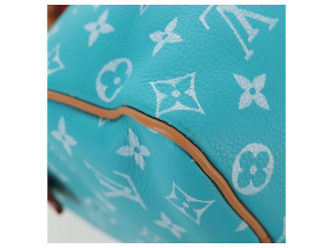 Borsa LOUIS VUITTON Speedy P9 Bandouliere 25 Turquoise Blue M11561 Auth BA15809SM Turchese Monogramma - vista 20