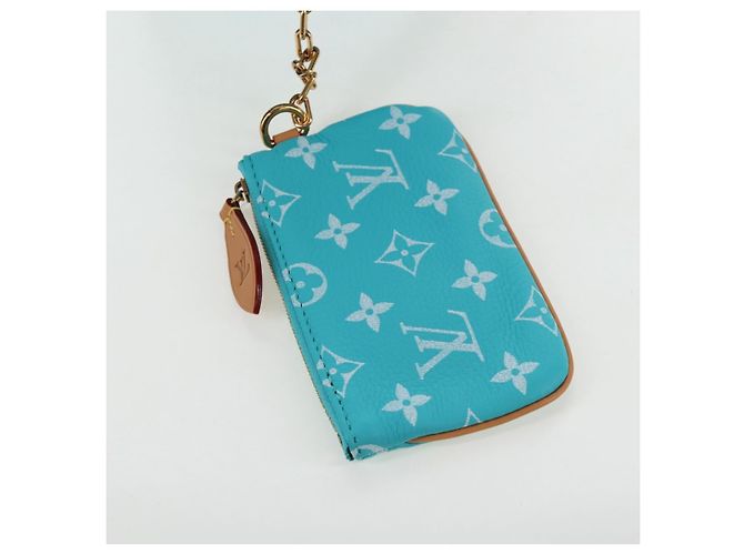 Borsa LOUIS VUITTON Speedy P9 Bandouliere 25 Turquoise Blue M11561 Auth BA15809SM Turchese Monogramma - vista 24