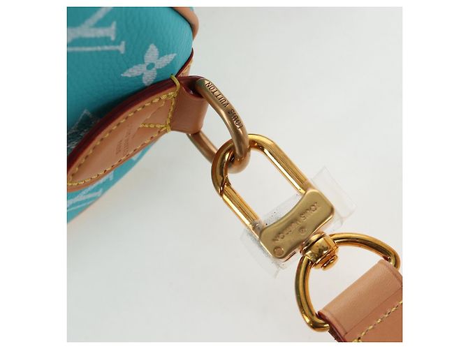 Borsa LOUIS VUITTON Speedy P9 Bandouliere 25 Turquoise Blue M11561 Auth BA15809SM Turchese Monogramma - vista 9