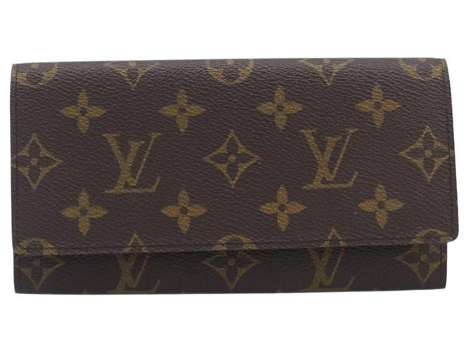 LOUIS VUITTON Monogram Porte En 3 Credit Long Wallet M61818 LV Auth 206092V Monograma - vista 13