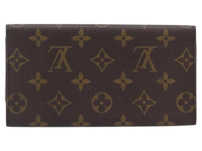 LOUIS VUITTON Monogram Porte En 3 Credit Long Wallet M61818 LV Auth 206092V Monograma - vista 2