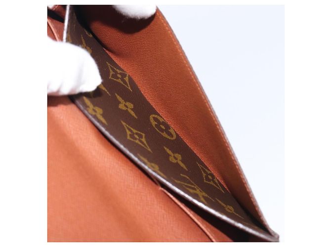 LOUIS VUITTON Monogram Porte En 3 Credit Long Wallet M61818 LV Auth 206092V Monograma - vista 21