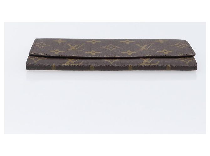 LOUIS VUITTON Monogram Porte En 3 Credit Long Wallet M61818 LV Auth 206092V Monograma - vista 6