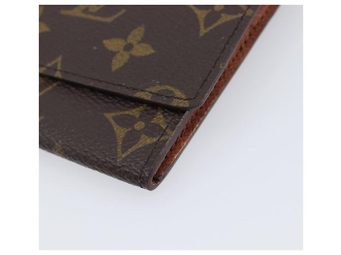 LOUIS VUITTON Monogram Porte En 3 Credit Long Wallet M61818 LV Auth 206092V Monograma - vista 7