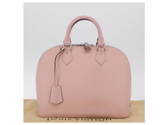 Borsa a mano LOUIS VUITTON Epi Alma PM Rose Claire M41323 LV Auth 206051V - vista 12