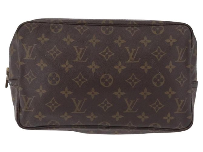 LOUIS VUITTON Monogram Trousse Toilette 28 Clutch Bag M47522 LV Auth 204216 Monogramma - vista 13