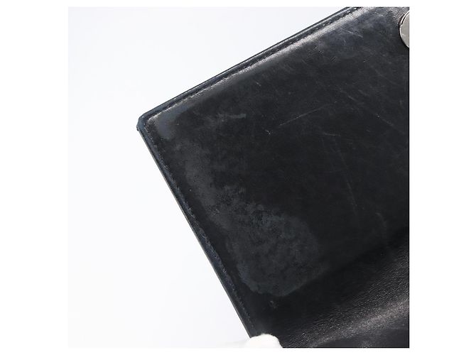 CHANEL COCO Mark Chain Handtasche aus Lackleder Schwarz Silber CC Auth bs37188 - Ansicht 8