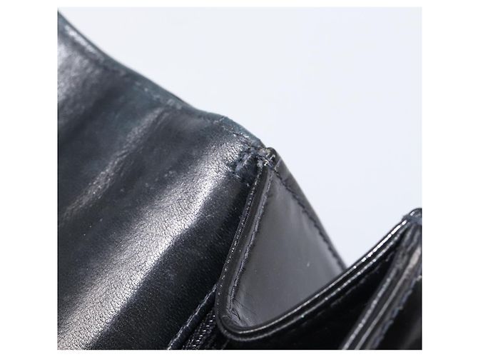 CHANEL COCO Mark Chain Handtasche aus Lackleder Schwarz Silber CC Auth bs37188 - Ansicht 9
