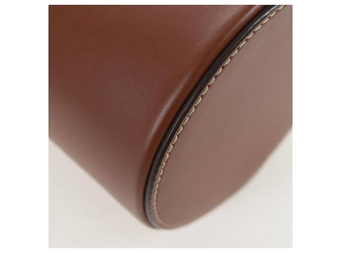 Borsa a mano Miu Miu in pelle 2way marrone tono oro Auth bs37103M - vista 19
