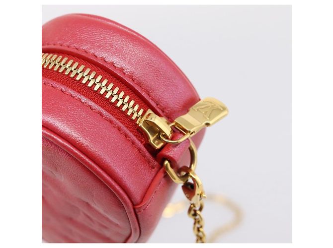 LOUIS VUITTON Collezione Falling In Love Hearton Pouch M80837 LV Auth ka6395M Rosso D'oro - vista 9