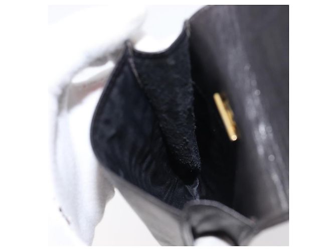 Estuche de Gafas CHANEL Lamb Skin Dark Brown CC Auth bs37291 Marrón oscuro - vista 17