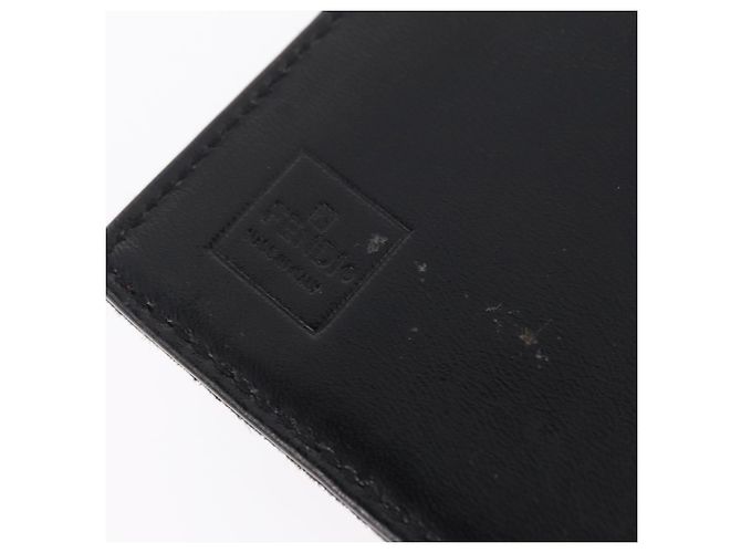 Funda de agenda FENDI Zucchino Canvas Navy Silver Auth bs37215 Plata Azul marino - vista 21
