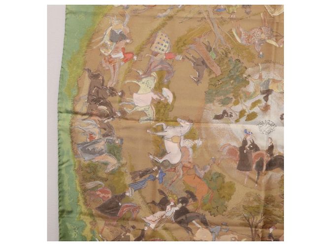 Hermès HERMES Carre 90 Scarf Silk Green Auth 199701M Grün - Ansicht 18