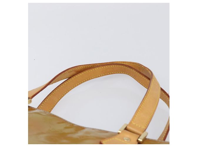 Borsa a mano LOUIS VUITTON Monogram Vernis Houston Baby Blue M91005 LV Auth ep15961 Blu chiaro - vista 14