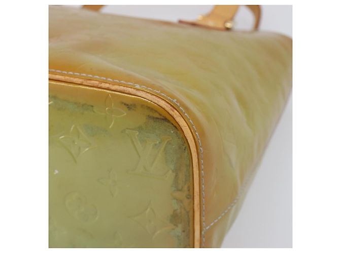 Borsa a mano LOUIS VUITTON Monogram Vernis Houston Baby Blue M91005 LV Auth ep15961 Blu chiaro - vista 15