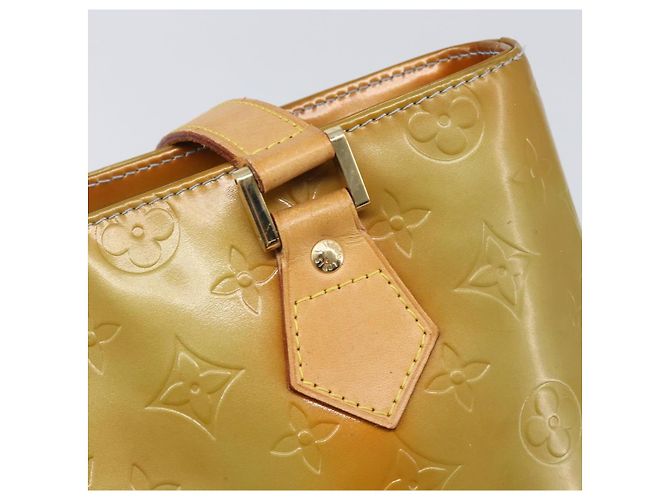 Borsa a mano LOUIS VUITTON Monogram Vernis Houston Baby Blue M91005 LV Auth ep15961 Blu chiaro - vista 19