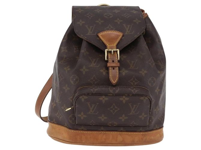 Zaino LOUIS VUITTON Monogram Montsouris MM M51136 LV Auth 198904 Monogramma - vista 13