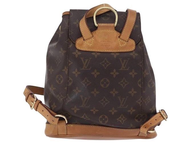 Zaino LOUIS VUITTON Monogram Montsouris MM M51136 LV Auth 198904 Monogramma - vista 2
