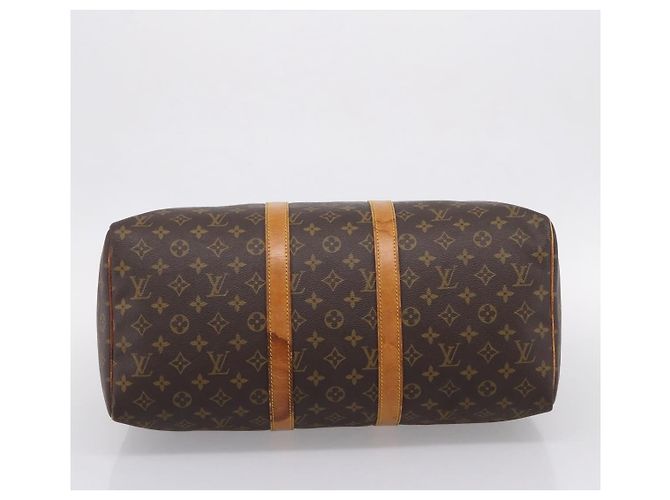 LOUIS VUITTON Monogram Keepall 45 Boston Bag M41428 LV Auth bs37277 Monogramme - vue 5