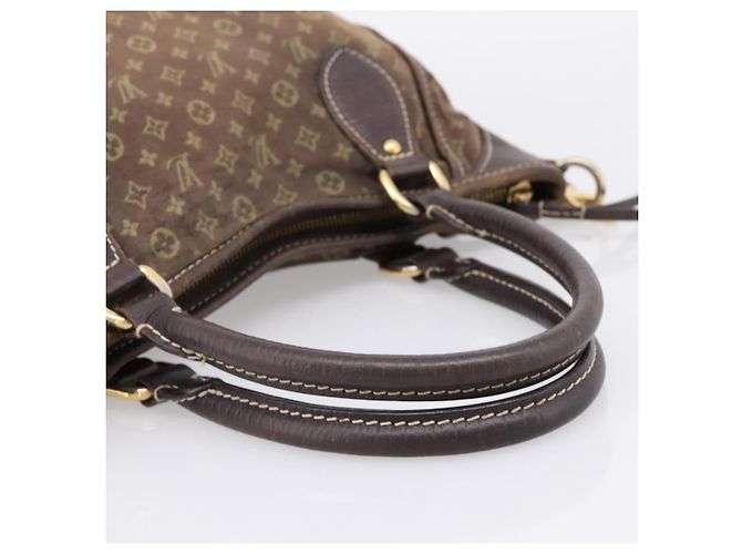 LOUIS VUITTON Monogram Mini Lin Buzasu Anjoul Bag 2way Ebene M95617 Auth ep16190 Marrone Damier ebene - vista 10