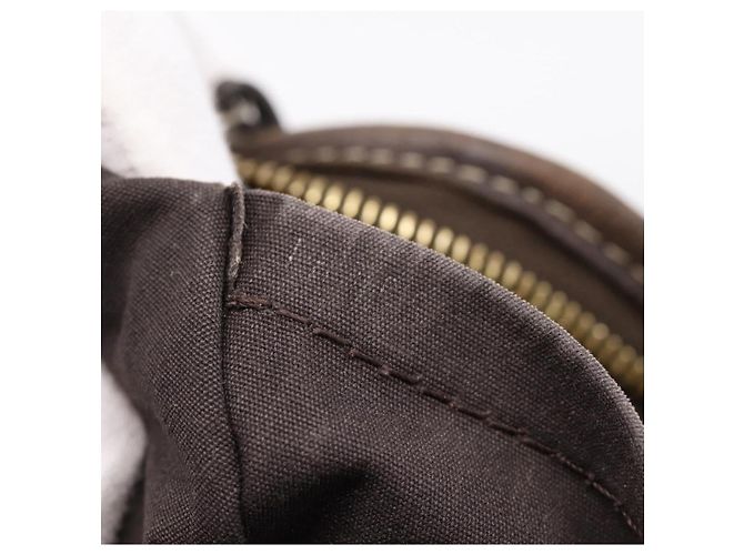 LOUIS VUITTON Monogram Mini Lin Buzasu Anjoul Bag 2way Ebene M95617 Auth ep16190 Marrone Damier ebene - vista 12