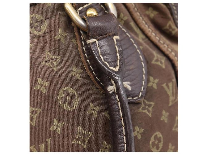 LOUIS VUITTON Monogram Mini Lin Buzasu Anjoul Bag 2way Ebene M95617 Auth ep16190 Marrone Damier ebene - vista 21