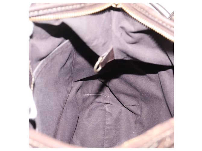 LOUIS VUITTON Monogram Mini Lin Buzasu Anjoul Bag 2way Ebene M95617 Auth ep16190 Marrone Damier ebene - vista 24