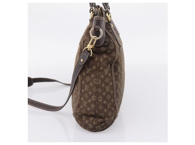 LOUIS VUITTON Monogram Mini Lin Buzasu Anjoul Bag 2way Ebene M95617 Auth ep16190 Marrone Damier ebene - vista 4