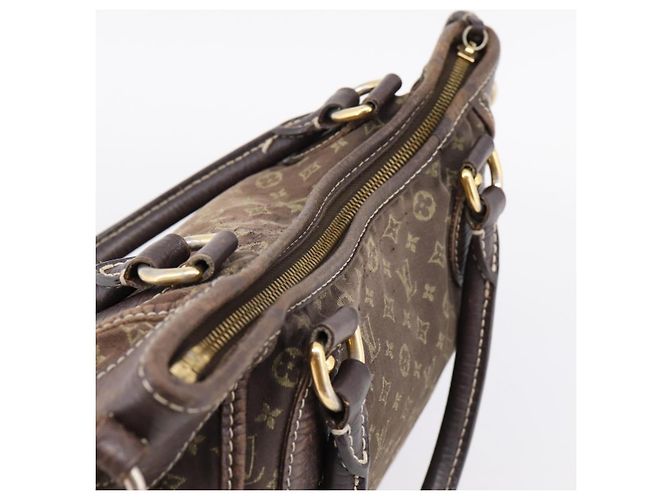 LOUIS VUITTON Monogram Mini Lin Buzasu Anjoul Bag 2way Ebene M95617 Auth ep16190 Marrone Damier ebene - vista 6