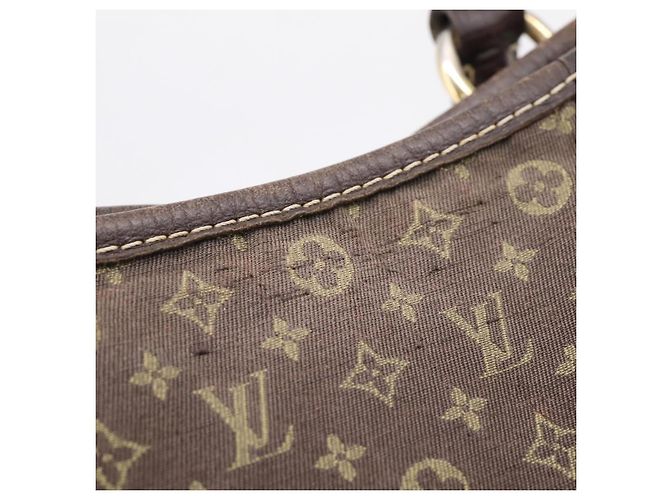 LOUIS VUITTON Monogram Mini Lin Buzasu Anjoul Bag 2way Ebene M95617 Auth ep16190 Marrone Damier ebene - vista 9