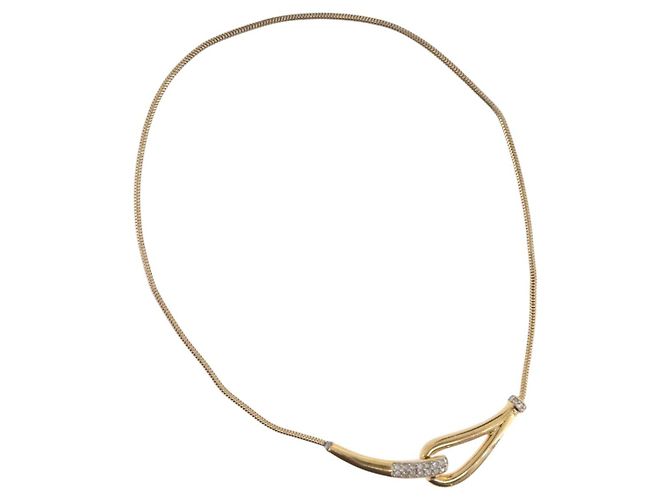 GIVENCHY Halskette Metal Gold Tone Auth ka6381 - Ansicht 2