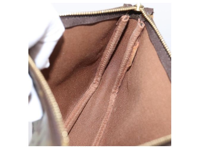 LOUIS VUITTON Monogram Graffiti Pochette Pouch Khaki M92191 LV Auth 206399A Caqui Monograma - vista 22