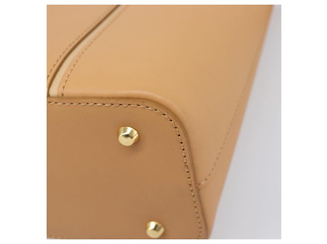Borsa a mano BURBERRY in pelle Beige Gold Auth 206131A D'oro - vista 14