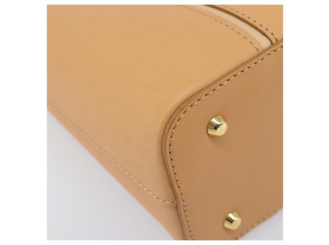 Borsa a mano BURBERRY in pelle Beige Gold Auth 206131A D'oro - vista 15
