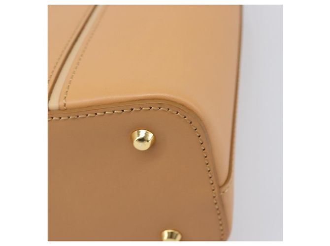 Borsa a mano BURBERRY in pelle Beige Gold Auth 206131A D'oro - vista 16