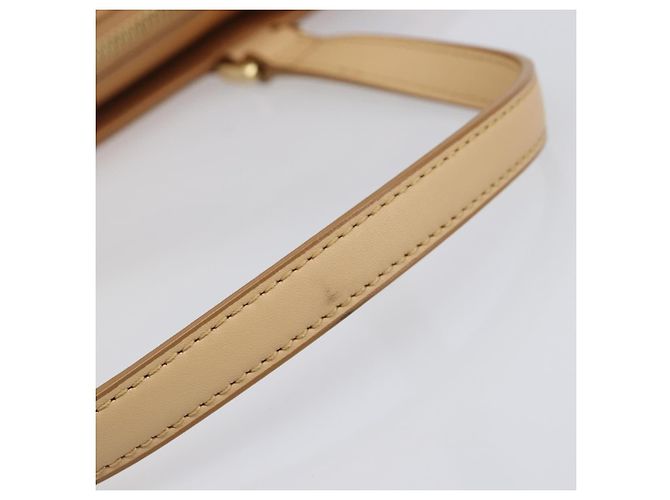 Borsa a mano BURBERRY in pelle Beige Gold Auth 206131A D'oro - vista 8