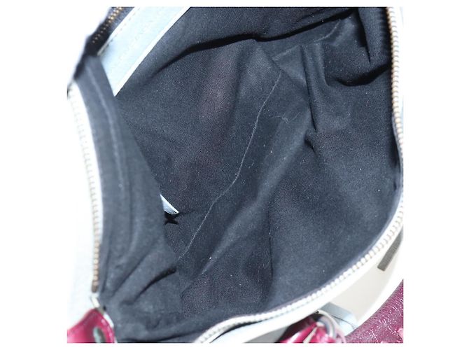 BALENCIAGA Borsa a mano The First in pelle 2way Grigio 103208 Auth ep16202V Marrone - vista 11
