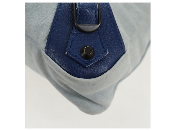BALENCIAGA Borsa a mano The First in pelle 2way Grigio 103208 Auth ep16202V Marrone - vista 17