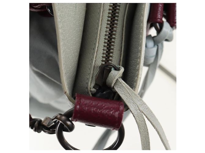 BALENCIAGA Borsa a mano The First in pelle 2way Grigio 103208 Auth ep16202V Marrone - vista 22
